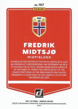 2021-22 Donruss #107 Fredrik Midtsjo Back