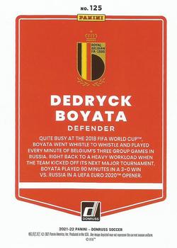 2021-22 Donruss #125 Dedryck Boyata Back