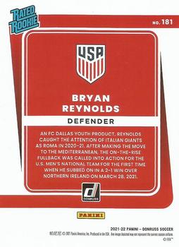 2021-22 Donruss #181 Bryan Reynolds Back