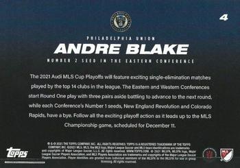 2021 Topps On-Demand MLS Set #11: MLS Playoffs #4 Andre Blake Back