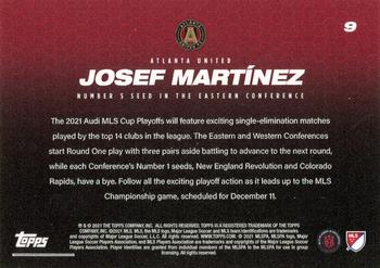 2021 Topps On-Demand MLS Set #11: MLS Playoffs #9 Josef Martínez Back