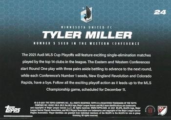 2021 Topps On-Demand MLS Set #11: MLS Playoffs - Green #24 Tyler Miller Back