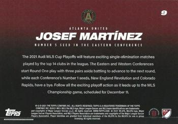 2021 Topps On-Demand MLS Set #11: MLS Playoffs - Red #9 Josef Martínez Back