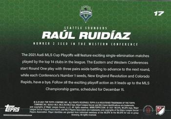 2021 Topps On-Demand MLS Set #11: MLS Playoffs - Gold #17 Raúl Ruidíaz Back