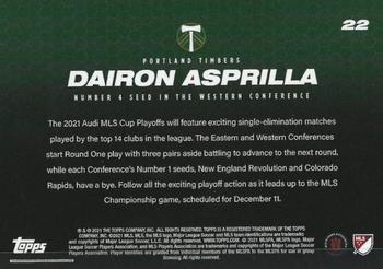 2021 Topps On-Demand MLS Set #11: MLS Playoffs - Gold #22 Dairon Asprilla Back