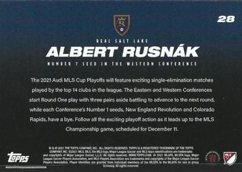 2021 Topps On-Demand MLS Set #11: MLS Playoffs - Gold #28 Albert Rusnák Back