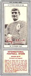 1967-68 Ty-Phoo International Football Stars Series 1 (Packet) #13 Roger Hunt Front