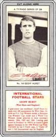 1967-68 Ty-Phoo International Football Stars Series 1 (Packet) #14 Geoff Hurst Front