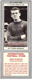 1967-68 Ty-Phoo International Football Stars Series 1 (Packet) #17 Eddie McCreadie Front