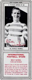 1967-68 Ty-Phoo International Football Stars Series 1 (Packet) #18 Billy McNeill Front
