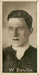 1925 D.C. Thomson Adventure and Vanguard Football Photos #12 William Devlin Front