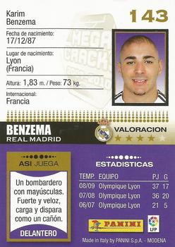 2009-10 Panini Megacracks #143 Benzema Back