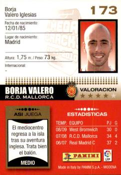 2009-10 Panini Megacracks #173 Borja Valero Back