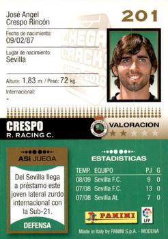 2009-10 Panini Megacracks #201 Crespo Back
