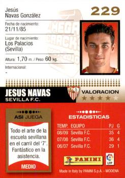 2009-10 Panini Megacracks #229 Jesus Navas Back
