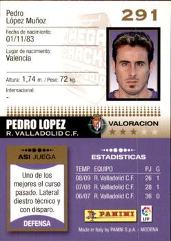 2009-10 Panini Megacracks #291 Pedro Lopez Back