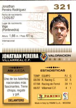 2009-10 Panini Megacracks #321 Jonathan Pereira Back