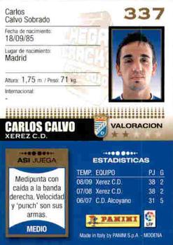 2009-10 Panini Megacracks #337 Carlos Calvo Back