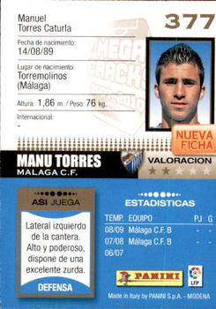 2009-10 Panini Megacracks #377 Manu Torres Back
