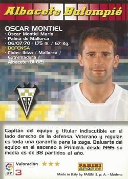 2004-05 Panini Megacracks #3 Oscar Montiel Back