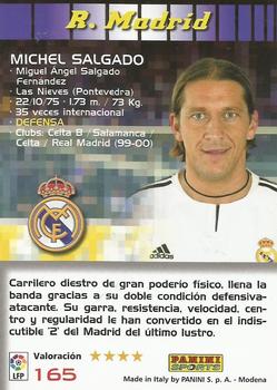 2004-05 Panini Megacracks #165 Michel Salgado Back