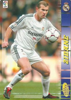 2004-05 Panini Megacracks #177 Zidane Front
