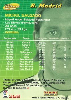 2004-05 Panini Megacracks #368 Michel Salgado Back