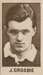 1927 Roche & Co. Ltd The Rising Sun Famous Footballers #22 Johnny Crosbie Front