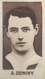 1927 Roche & Co. Ltd The Rising Sun Famous Footballers #29 Arthur Dominy Front
