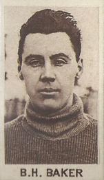 1927 Roche & Co. Ltd The Rising Sun Famous Footballers #43 Benjamin Howard Baker Front
