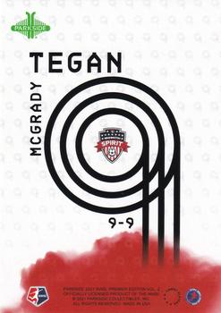 2021 Parkside NWSL Premier Edition - Nines #9-9 Tegan McGrady Back