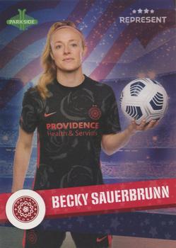 2021 Parkside NWSL Premier Edition - Represent #R6 Becky Sauerbrunn Front
