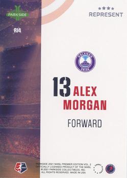 2021 Parkside NWSL Premier Edition - Represent #R14 Alex Morgan Back