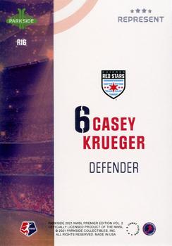 2021 Parkside NWSL Premier Edition - Represent #R16 Casey Krueger Back