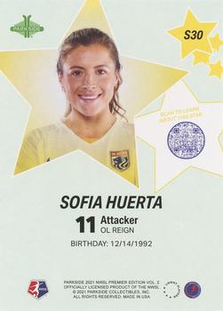 2021 Parkside NWSL Premier Edition - Stars #S30 Sofia Huerta Back