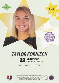 2021 Parkside NWSL Premier Edition - Stars Foil #S36 Taylor Kornieck Back