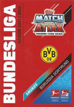 2021-22 Topps Match Attax Bundesliga - XMAS Cards #XMAS16 Ansgar Knauff Back