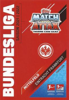 2021-22 Topps Match Attax Bundesliga - XMAS Cards #XMAS19 Amin Younes Back