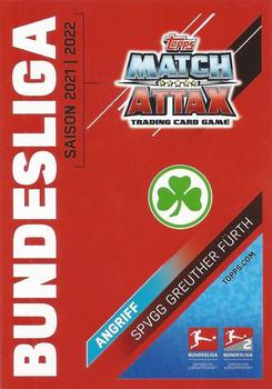 2021-22 Topps Match Attax Bundesliga - XMAS Cards #XMAS23 Dickson Abiama Back