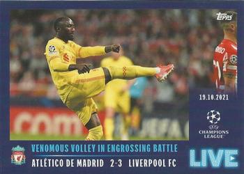2021-22 Topps UEFA Champions League Sticker Collection - Live #L10 Liverpool vs Atletico Madrid Front