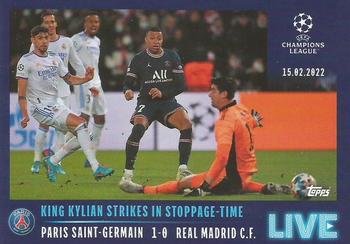 2021-22 Topps UEFA Champions League Sticker Collection - Live #L51 Kylian Mbappé Front