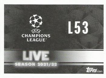 2021-22 Topps UEFA Champions League Sticker Collection - Live #L53 Christian Pulisic Back