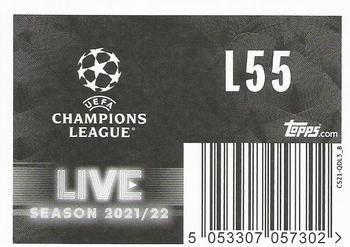 2021-22 Topps UEFA Champions League Sticker Collection - Live #L55 Anthony Elanga Back