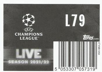 2021-22 Topps UEFA Champions League Sticker Collection - Live #L79 Roberto Firmino Back