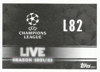 2021-22 Topps UEFA Champions League Sticker Collection - Live #L82 Vinicius Jr. Back