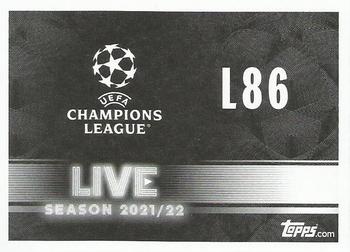 2021-22 Topps UEFA Champions League Sticker Collection - Live #L86 Jordan Henderson Back