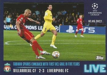 2021-22 Topps UEFA Champions League Sticker Collection - Live #L88 Fabinho Front