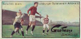 1924 Gartmann Chocolate (Series 590) Snapshots from Football #6 Duisburger Spielverein - Altona 93 Front
