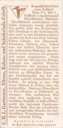1924 Gartmann Chocolate (Series 571) Snapshots From Football #1 Deutschland - Holland Back
