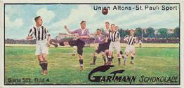 1924 Gartmann Chocolate (Series 571) Snapshots From Football #4 Union Altona - St. Pauli Sport Front